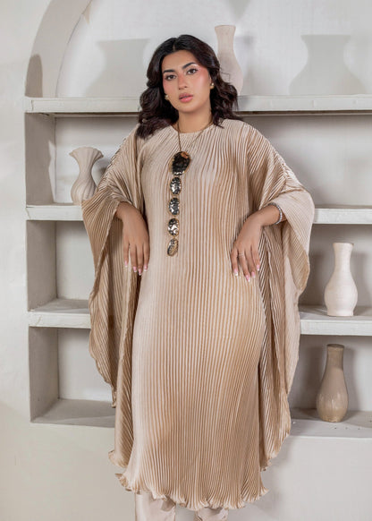 Pakistani Designer Goldenrod Embellished Kaftan Online in UK USA Canada