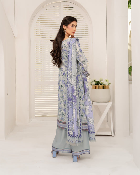 Pakistani Designer Green Lawn Salwar Kameez Online in KSA Riyadh Saudi Arabia Oman Bahrain Qatar