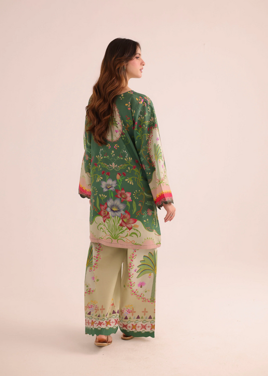 Pakistani Designer Green Lawn Shalwar Kameez Online in KSA Riyadh Saudi Arabia Oman Bahrain Qatar