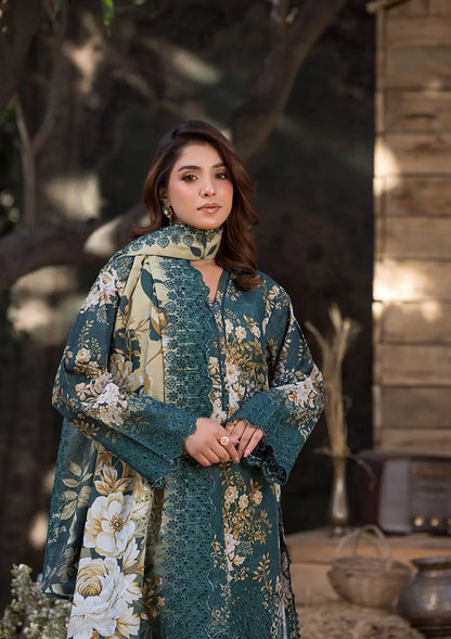 Pakistani Designer Green Lawn Shalwar Kameez Online in KSA Riyadh Saudi Arabia Oman Bahrain Qatar