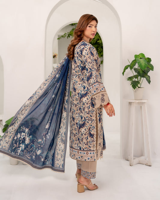 Pakistani Designer Grey Lawn Salwar Kameez Online in KSA Riyadh Saudi Arabia Oman Bahrain Qatar