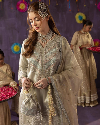 Pakistani Designer Hand Embellished Gharara Online in UK USA Canada