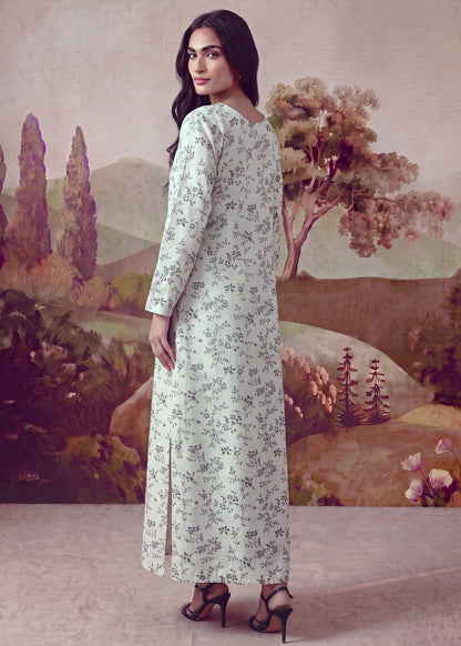 Pakistani Designer Ivory Khaddar Kaftan Online in KSA Riyadh Saudi Arabia Oman Bahrain Qatar