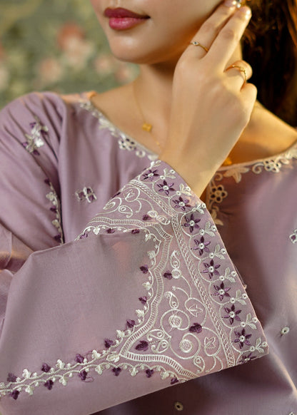 Pakistani Designer Lilac Lawn Farshi Shalwar Online in Dubai UAE Abudhabi Ajman Sharjah