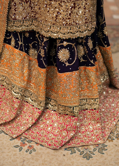 Pakistani Designer Maroon Chiffon Embroidered Salwar Kameez Online in KSA Riyadh Saudi Arabia Oman Bahrain Qatar
