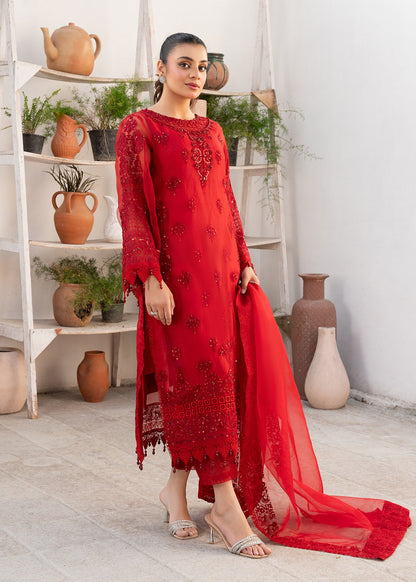 Pakistani Designer Maroon Organza Salwar Kameez Online in KSA Riyadh Saudi Arabia Oman Bahrain Qatar