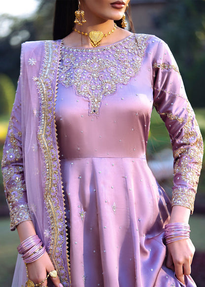 Pakistani Designer Mauve Charmuse Salwar Kameez Online in KSA Riyadh Saudi Arabia Oman Bahrain Qatar