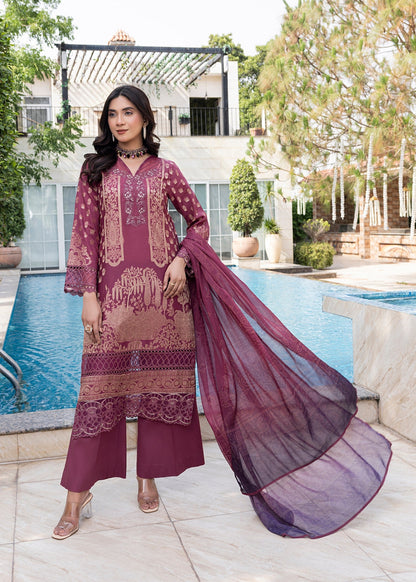 Pakistani Designer Mulberry Jacquard Salwar Kameez Online in KSA Riyadh Saudi Arabia Oman Bahrain Qatar