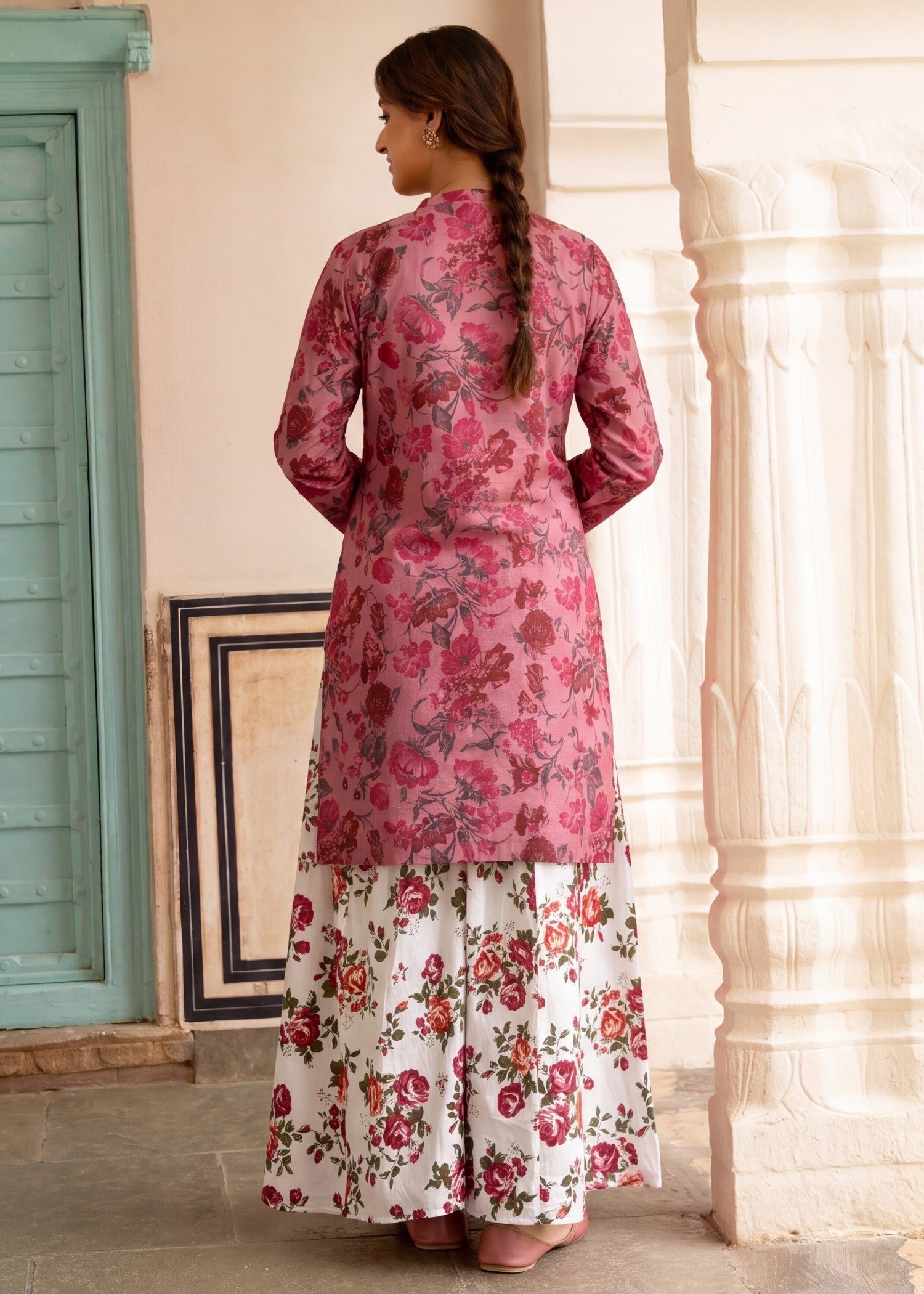 Pakistani Designer Multi Lawn Sharara Gharara Online in KSA Riyadh Saudi Arabia Oman Bahrain Qatar