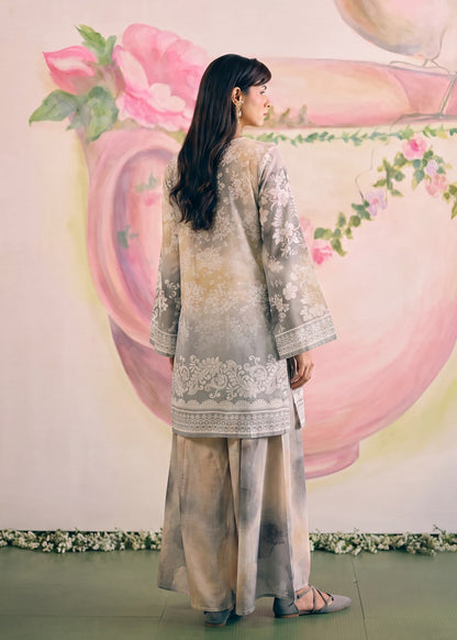 Pakistani Designer Multi Lawn Sharara Suit Online in KSA Riyadh Saudi Arabia Oman Bahrain Qatar