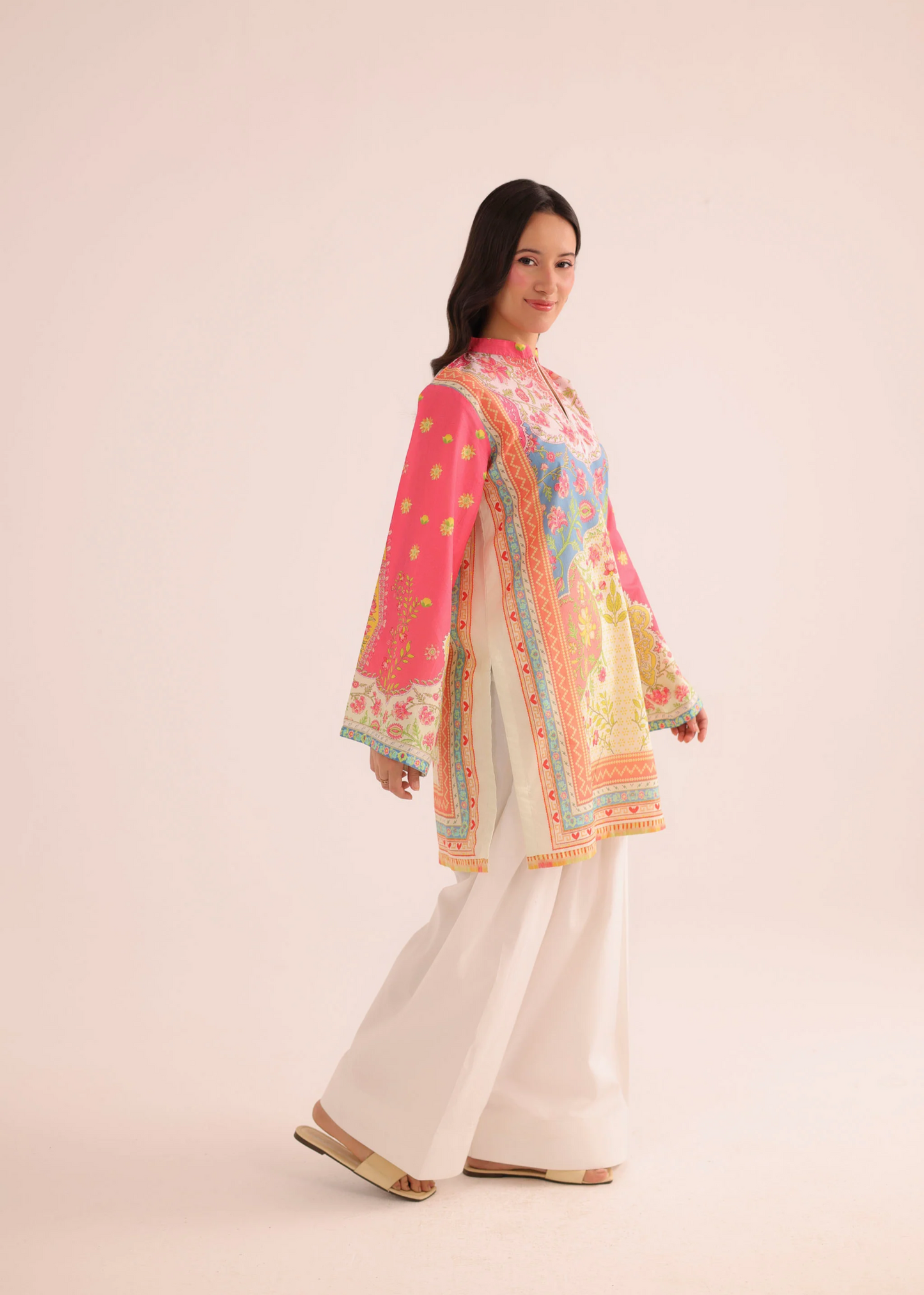 Pakistani Designer Multi Printed Lawn Shalwar Kameez Online in KSA Riyadh Saudi Arabia Oman Bahrain Qatar