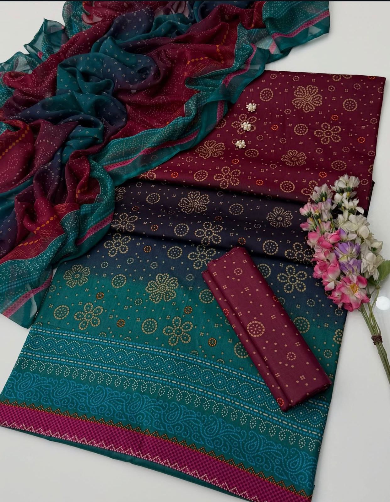 Pakistani Designer Multicolor Lawn Shalwar Kameez Online in KSA Riyadh Saudi Arabia Oman Bahrain Qatar