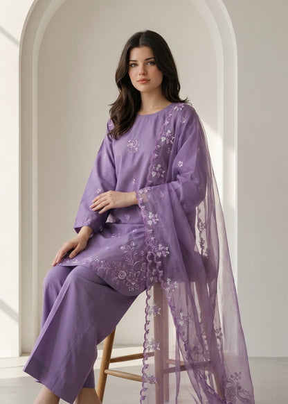Pakistani Designer Orchid Lawn Suit Online in KSA Riyadh Saudi Arabia Oman Bahrain Qatar