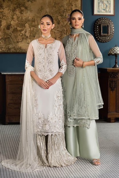 Pakistani Designer Organza Sharara Online in KSA Riyadh Saudi Arabia Oman Bahrain Qatar