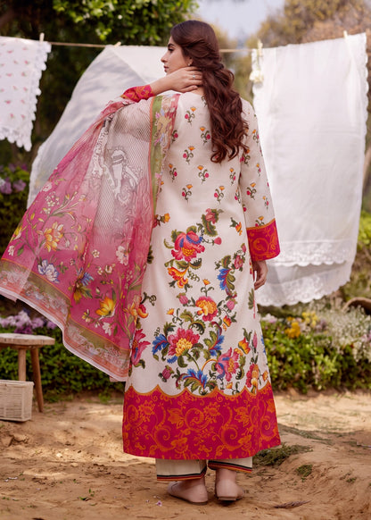 Pakistani Designer Pastel Pink Lawn Suit Online in KSA Riyadh Saudi Arabia Oman Bahrain Qatar