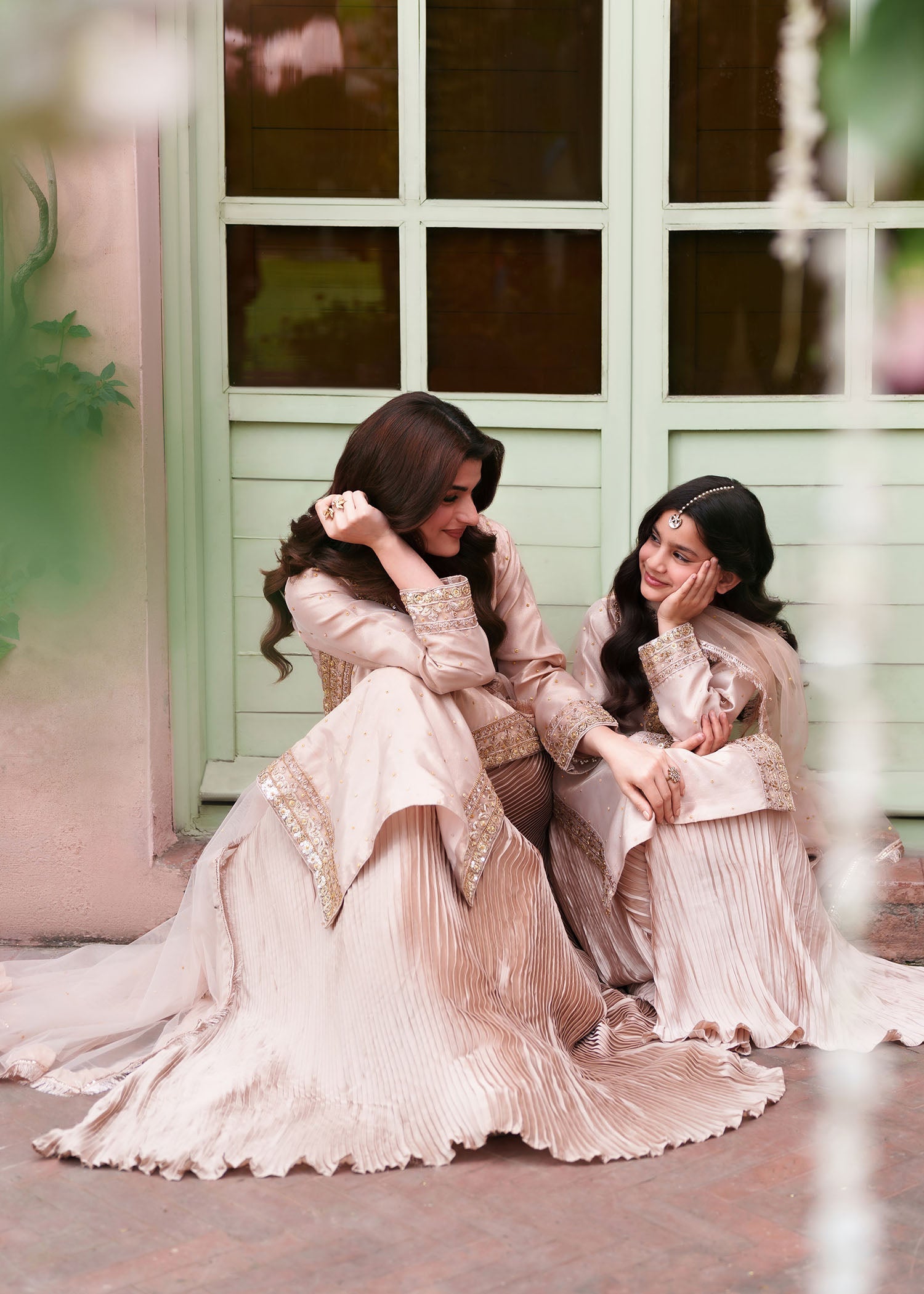 Pakistani Designer Pastel Pink Lehenga Choli Online in KSA Riyadh Saudi Arabia Oman Bahrain Qatar