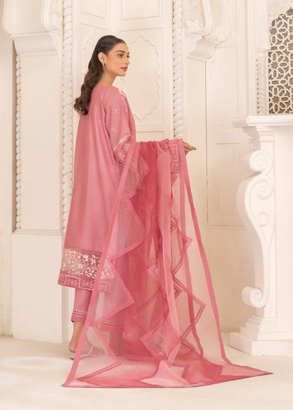 Pakistani Designer Pink Lawn Salwar Kameez Online in KSA Riyadh Saudi Arabia Oman Bahrain Qatar