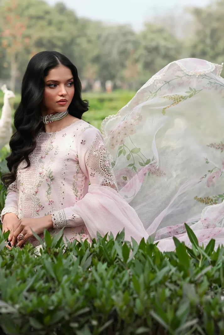 Pakistani Designer Pink Lawn Shalwar Kameez Online in KSA Riyadh Saudi Arabia Oman Bahrain Qatar