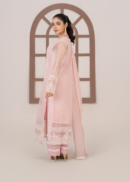 Pakistani Designer Pink Organza Salwar Kameez Online in KSA Riyadh Saudi Arabia Oman Bahrain Qatar