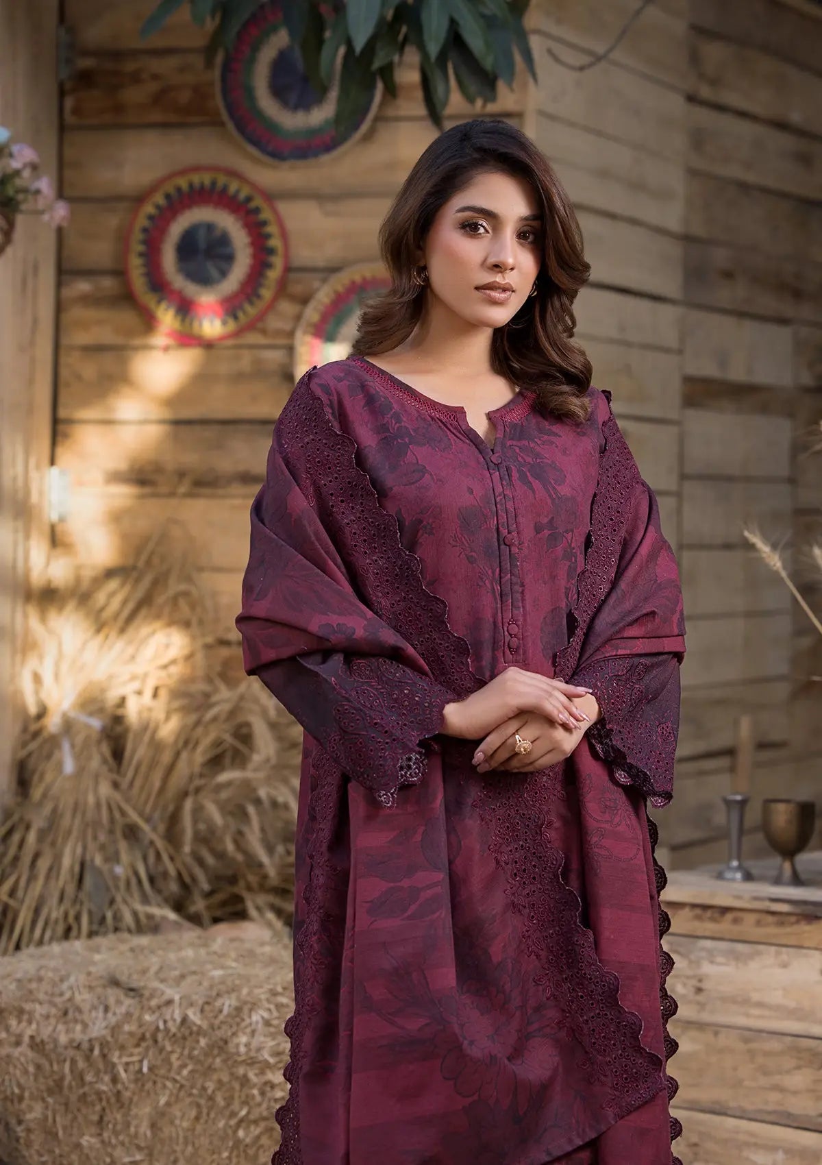 Pakistani Designer Plum Lawn Suit Online in KSA Riyadh Saudi Arabia Oman Bahrain Qatar