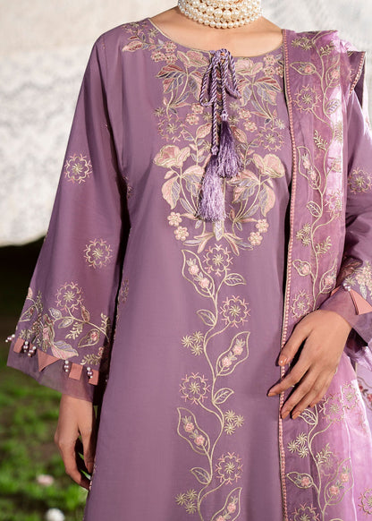 Pakistani Designer Purple Ash Lawn Salwar Kameez Online in KSA Riyadh Saudi Arabia Oman Bahrain Qatar