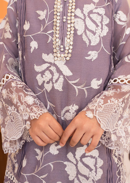 Pakistani Designer Purple Cotton Silk Farshi Shalwar Online in KSA Riyadh Saudi Arabia Oman Bahrain Qatar