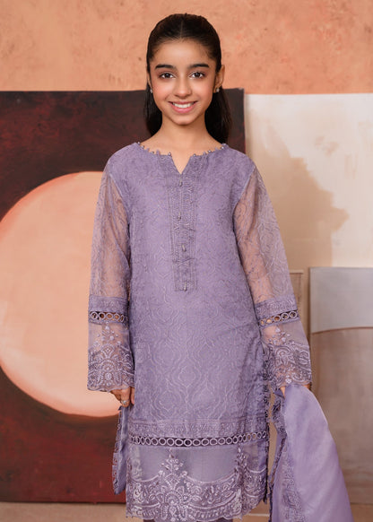 Pakistani Designer Purple Organza Salwar Kameez Online in KSA Riyadh Saudi Arabia Oman Bahrain Qatar