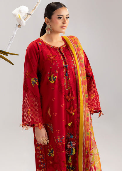 Pakistani Designer Red Lawn Festive Suit Online in KSA Riyadh Saudi Arabia Oman Bahrain Qatar