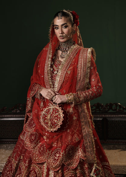 Pakistani Designer Red Net Lehenga Online in Sri Lanka India Australia