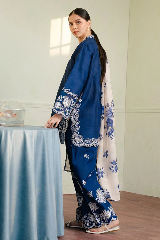 Pakistani Designer Teal Lawn Salwar Kameez Online in KSA Riyadh Saudi Arabia Oman Bahrain Qatar