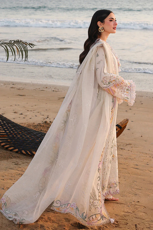 Pakistani Designer White Lawn Salwar Kameez Online in KSA Riyadh Saudi Arabia Oman Bahrain Qatar