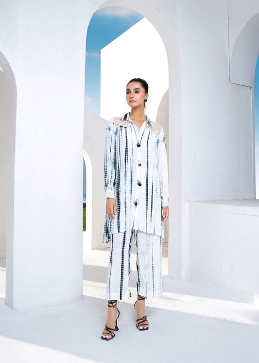 Pakistani Designer White Raw Silk Salwar Kameez Online in KSA Riyadh Saudi Arabia Oman Bahrain Qatar