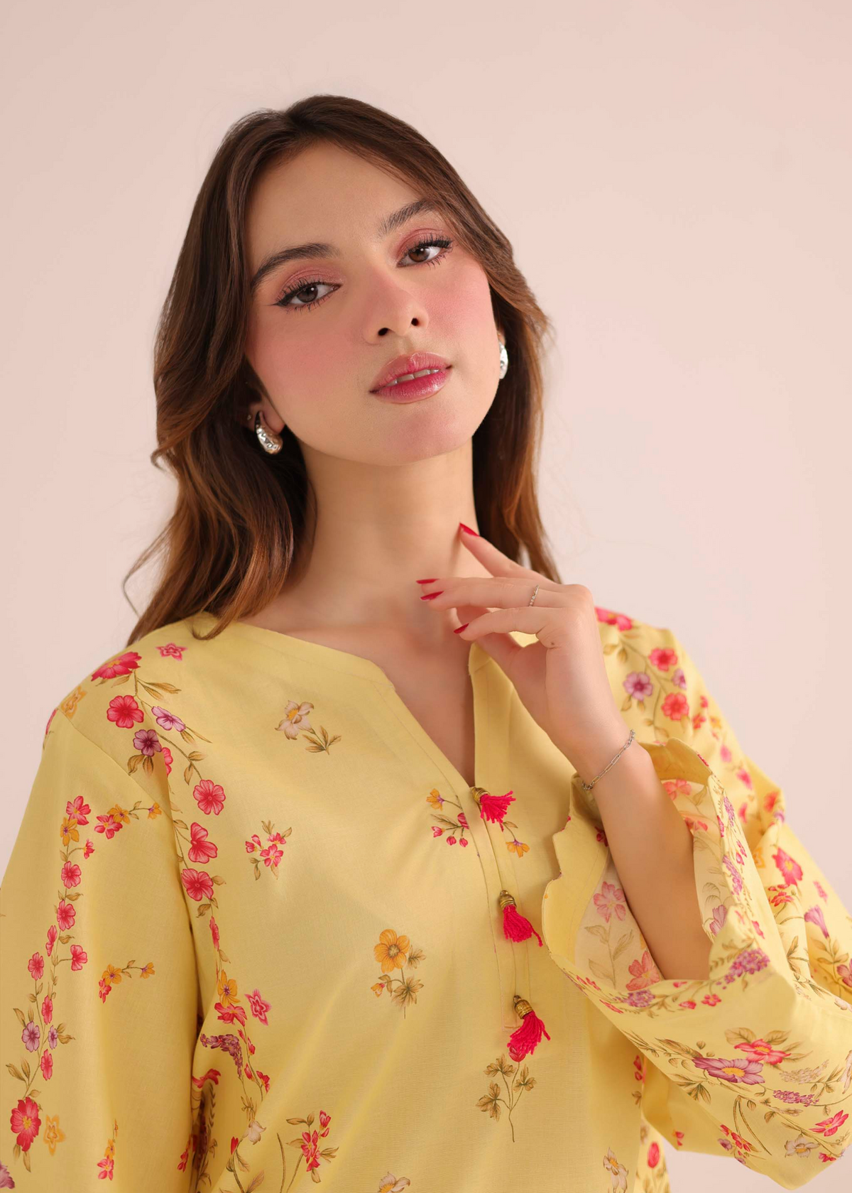 Pakistani Designer Yellow Lawn Shalwar Kameez Online in KSA Riyadh Saudi Arabia Oman Bahrain Qatar