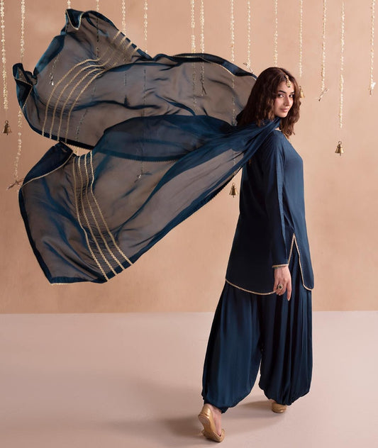 Pakistani Designer Zinc Silk Patiala Suit Online in KSA Riyadh Saudi Arabia Oman Bahrain Qatar