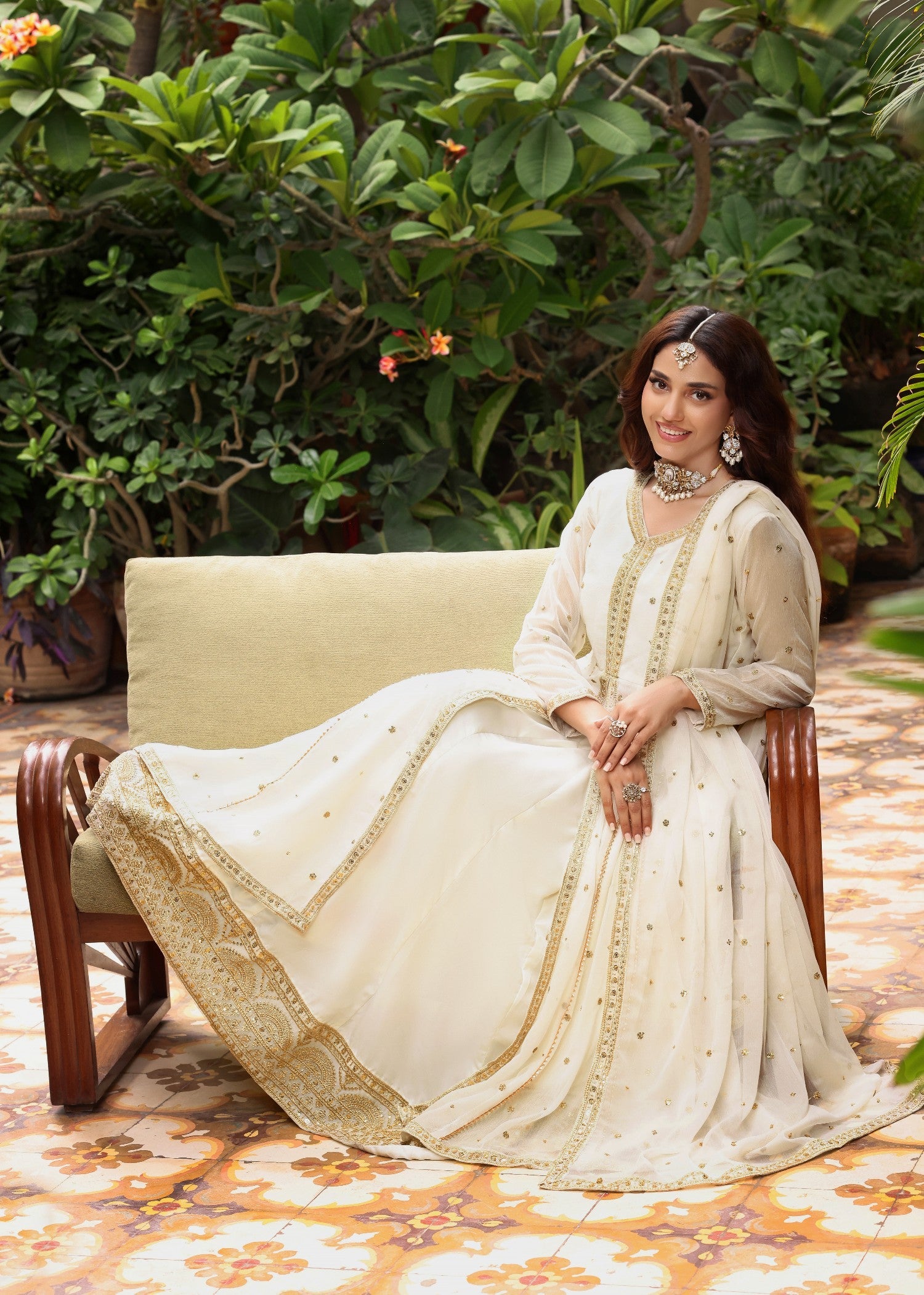 Pakistani Embroidered Chiffon Pishwas for Party Wear Online in Dubai UAE Abudhabi Ajman Sharjah