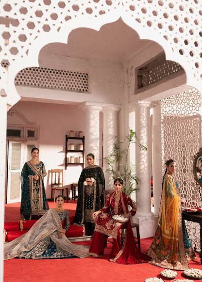Pakistani Embroidered Chiffon Three Piece Online in Sri Lanka India Australia