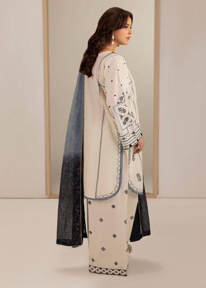 Pakistani Embroidered Cotton Farshi Shalwar Kameez Online in KSA Riyadh Saudi Arabia Oman Bahrain Qatar