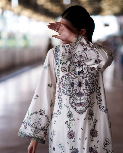 Pakistani Embroidered Cotton Lawn Suit Online in Sri Lanka India Australia