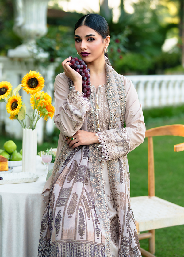 Pakistani Embroidered Lawn Suit for Women Online in KSA Riyadh Saudi Arabia Oman Bahrain Qatar