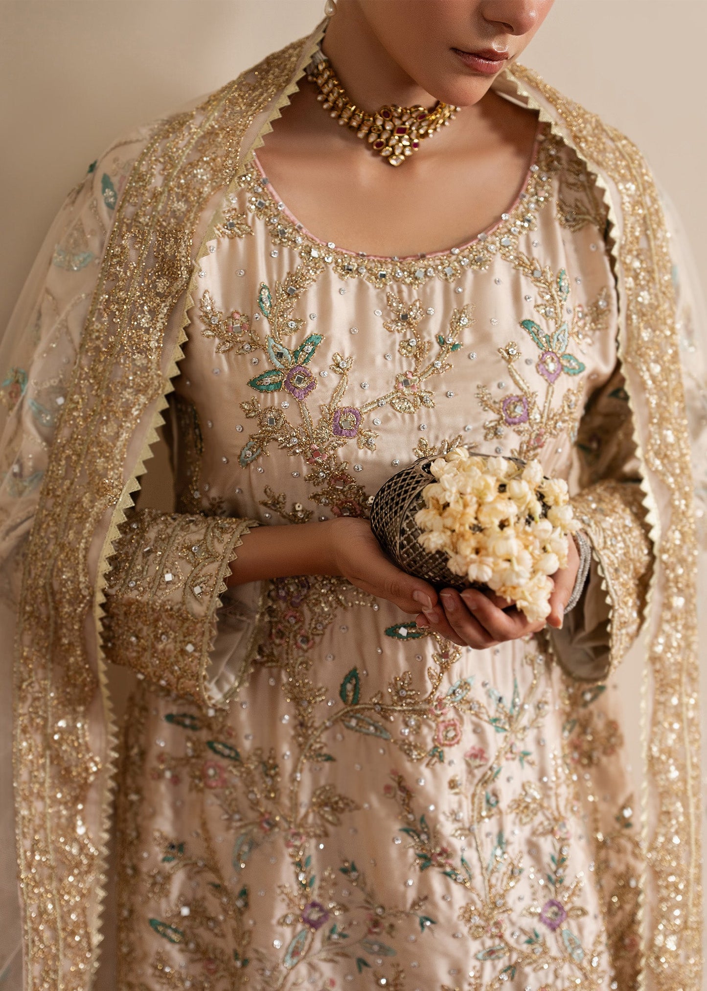 Pakistani Embroidered Net Suit for Women Online in KSA Riyadh Saudi Arabia Oman Bahrain Qatar