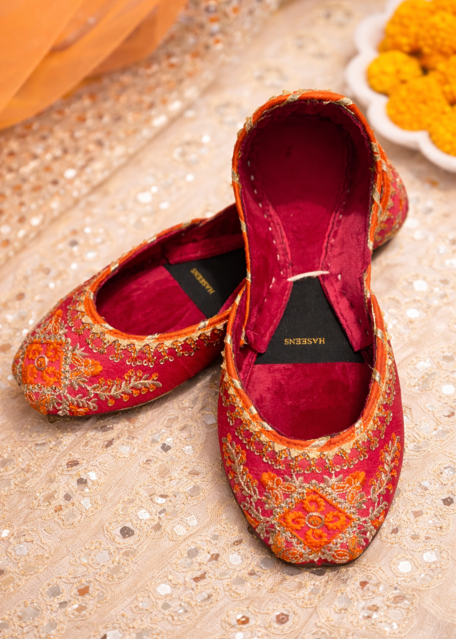 Pakistani Embroidered Velvet Khussa Online in UK USA Canada