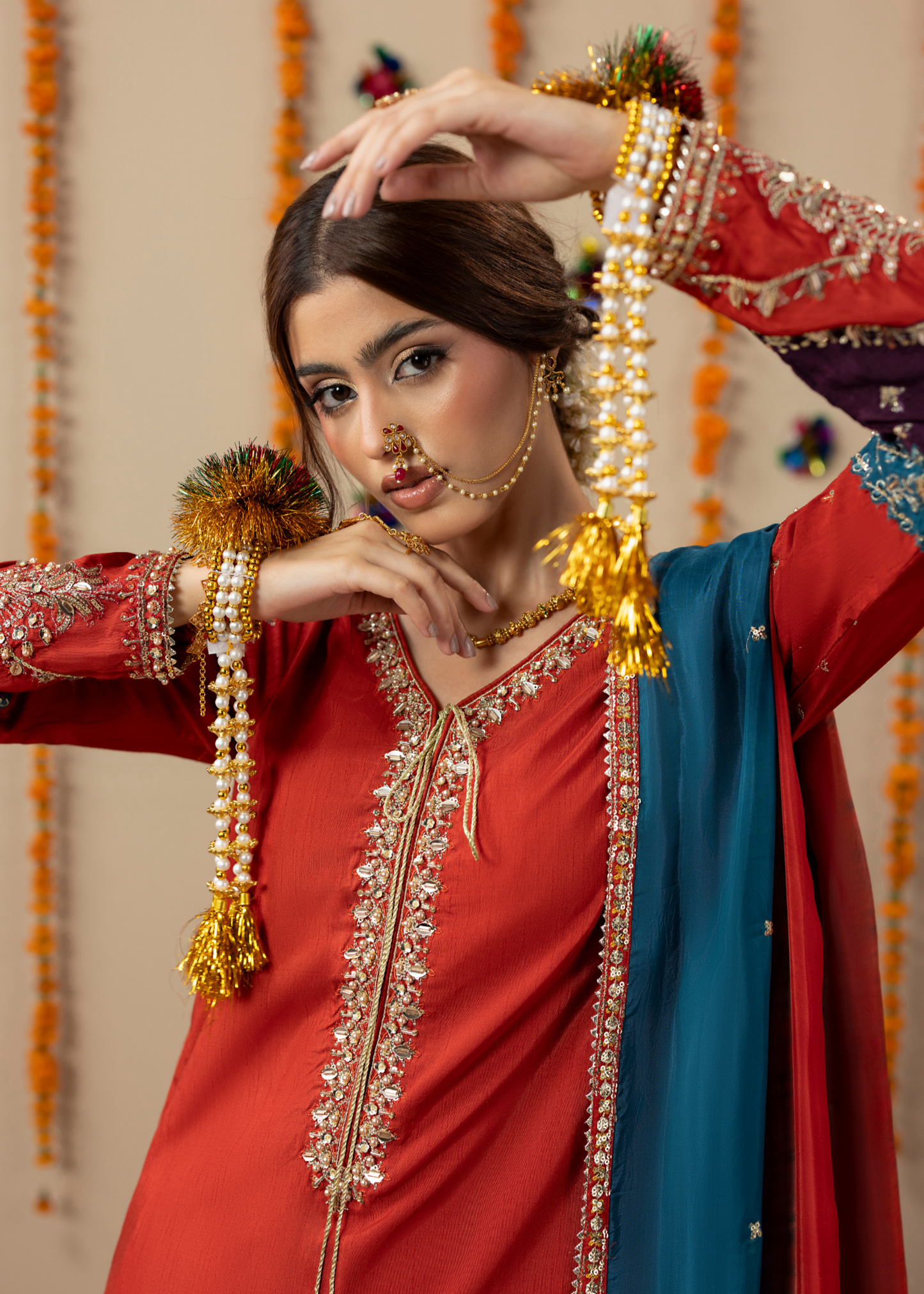 Pakistani Formal Raw Silk Suit with Straight Trouser Online in Dubai DXB UAE Abudhabi Meena Bazaar