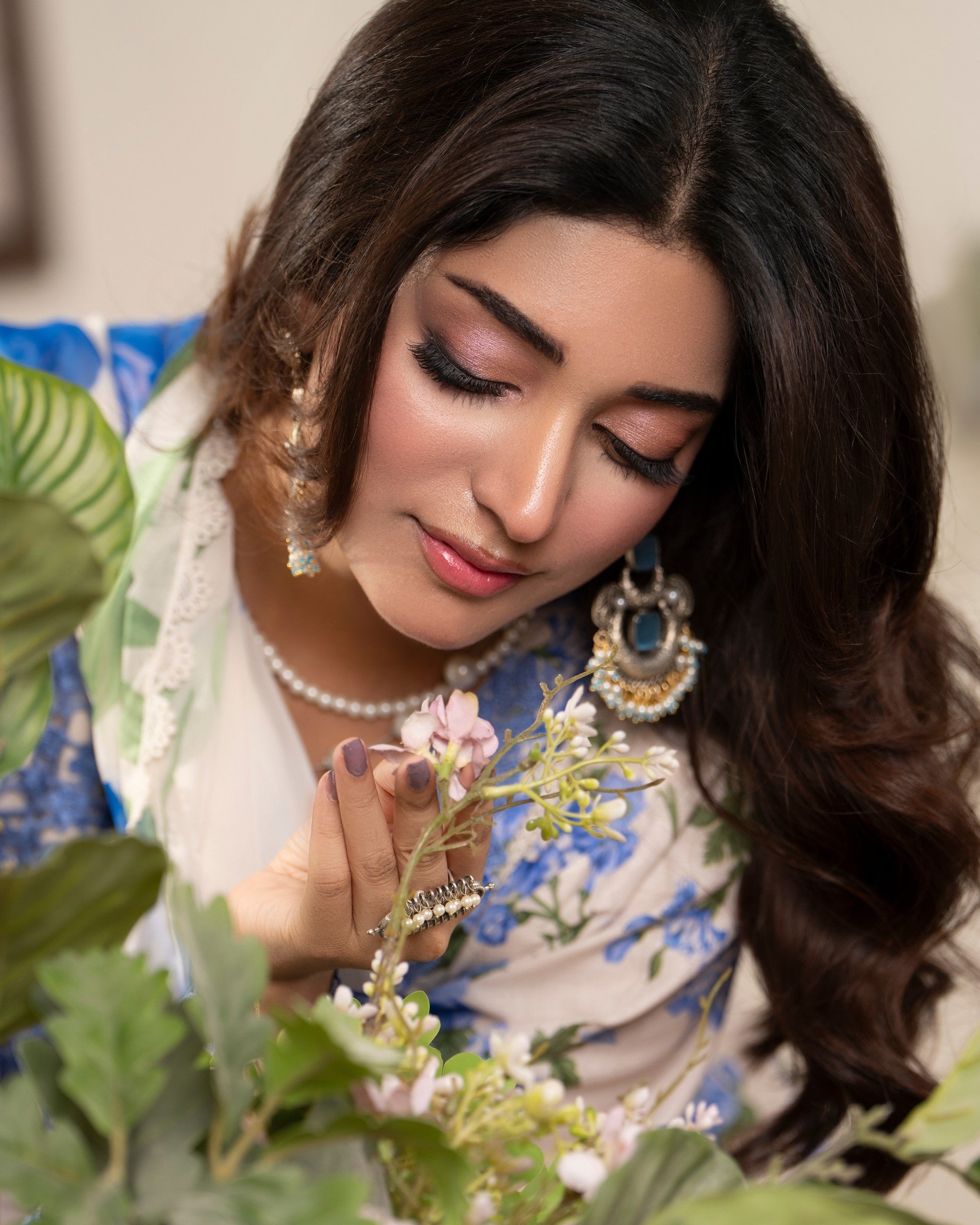 Pakistani Ivory Lawn Embroidered Suit Online in UK USA Canada