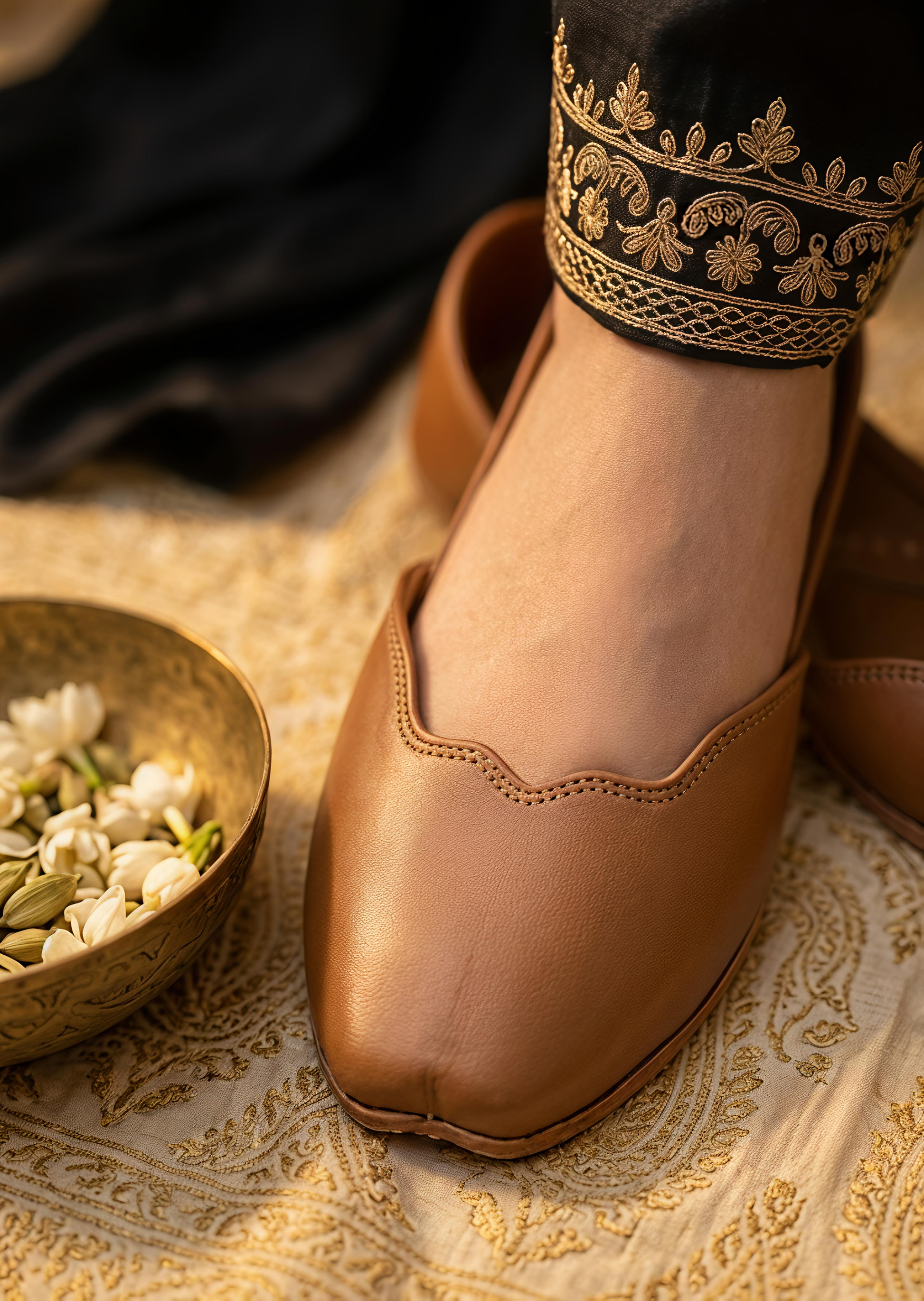 Pakistani Khussa Leather Shoes Online in Sri Lanka India Australia