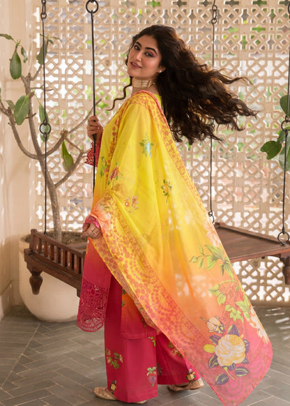 Pakistani Lawn Embroidered Suit for Women Online in KSA Riyadh Saudi Arabia Oman Bahrain Qatar