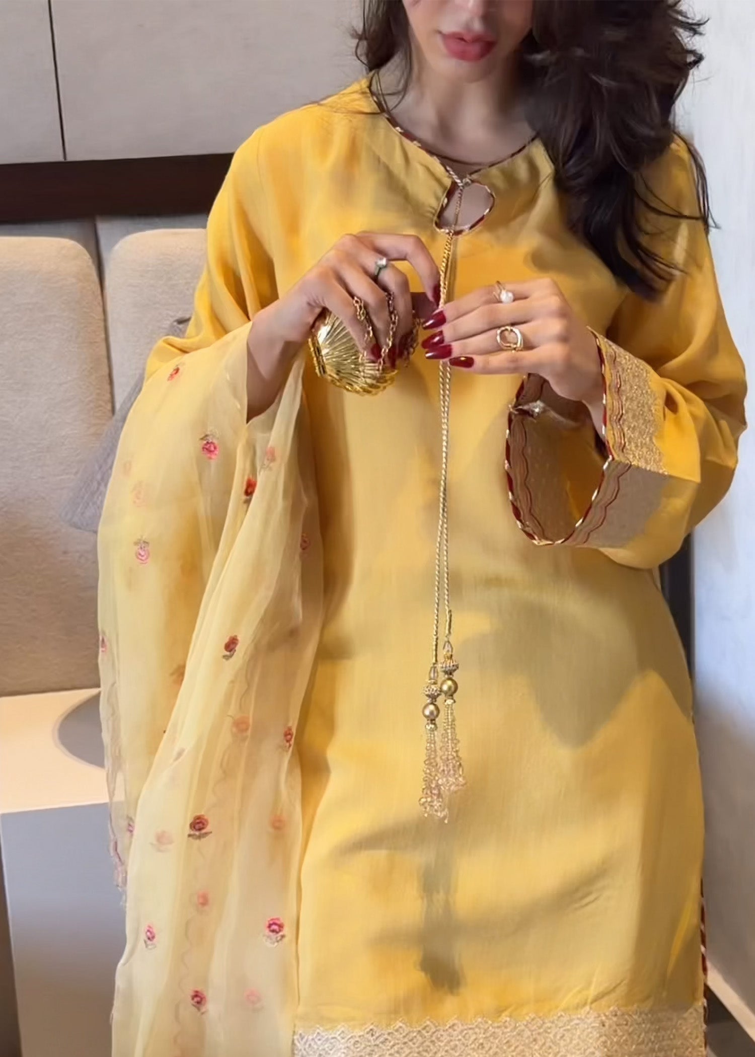 Pakistani Raw Silk Farshi Shalwar Suit with Sequence Work Online in KSA Riyadh Saudi Arabia Oman Bahrain Qatar