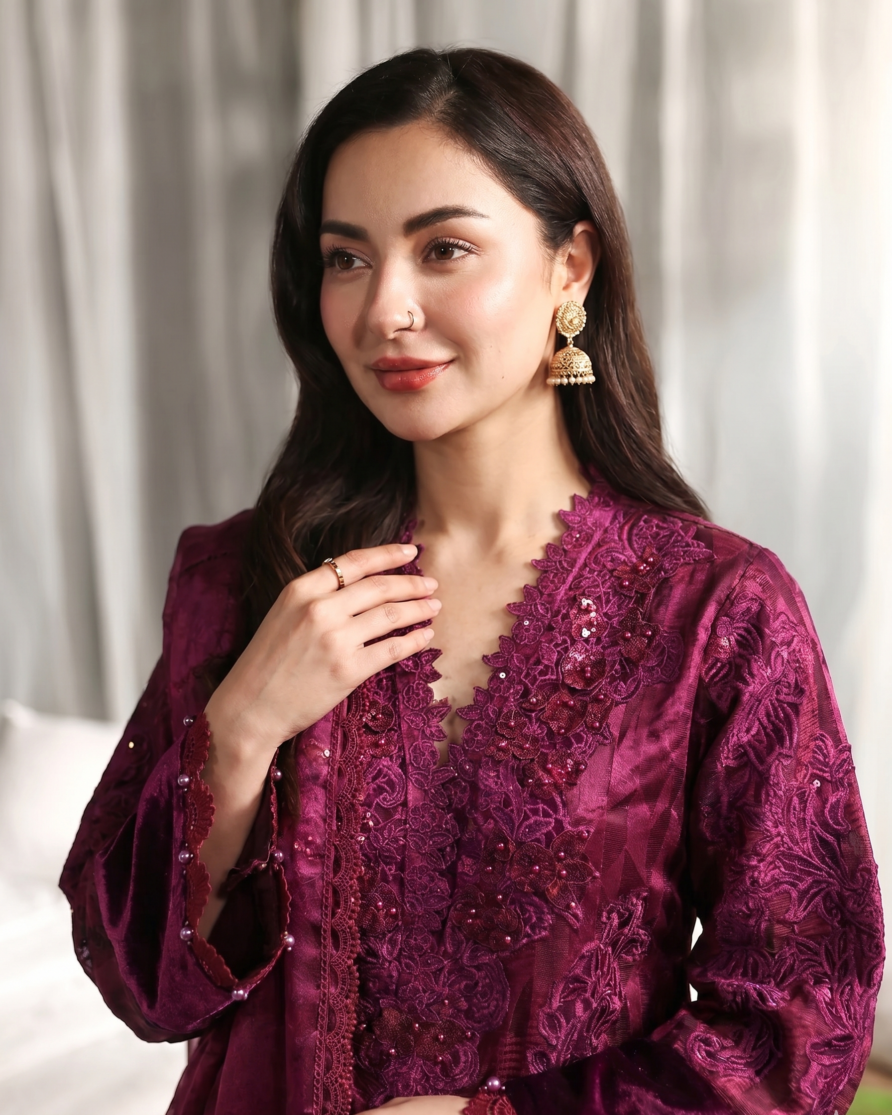 Pakistani Ready to Wear Khadi Suit with Grip Trouser Online in KSA Riyadh Saudi Arabia Oman Bahrain Qatar