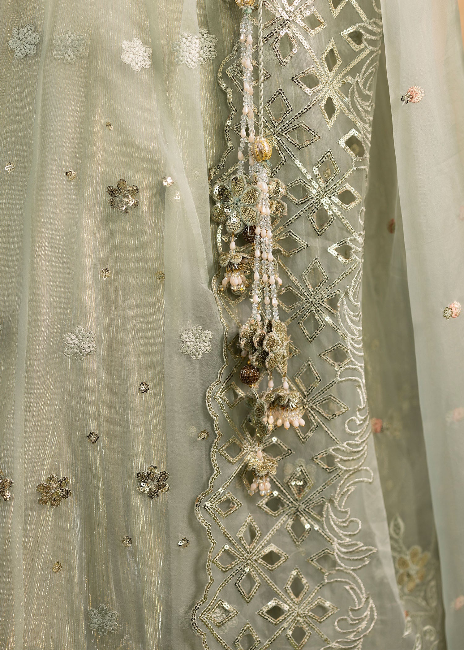 Pakistani Wedding Guest Organza Maxi Online in UK USA Canada