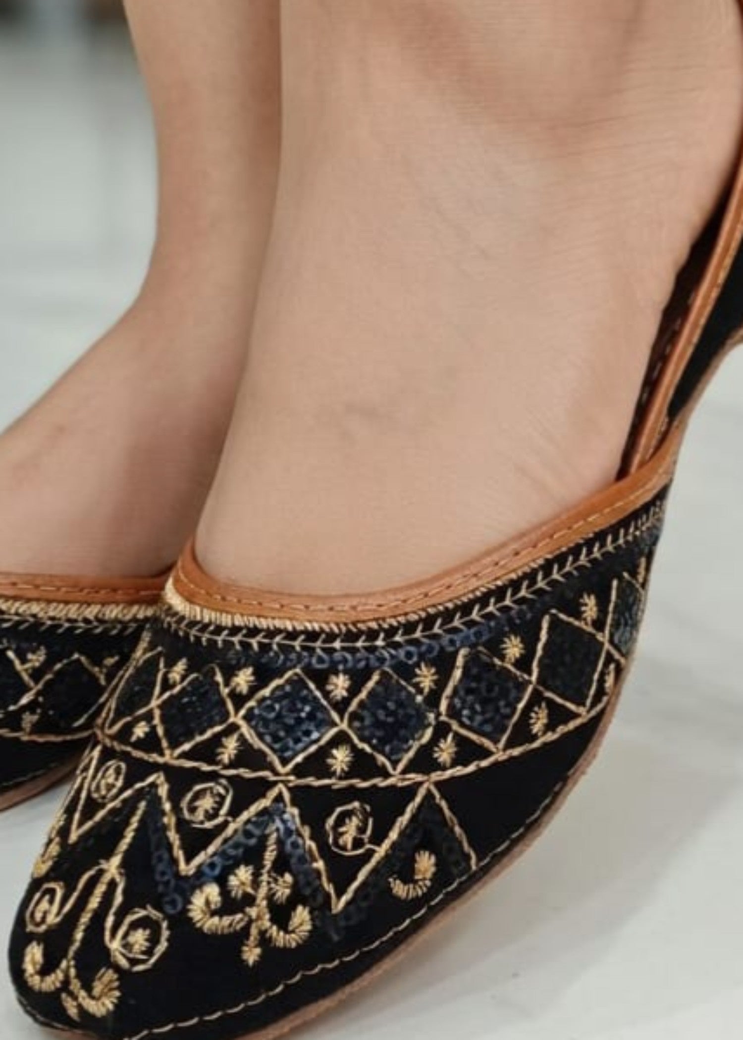 Pakistani Wedding Khussa Velvet Online in UK USA Canada