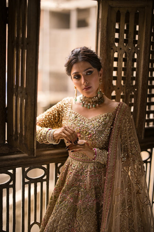 Golden Wedding Anarkali